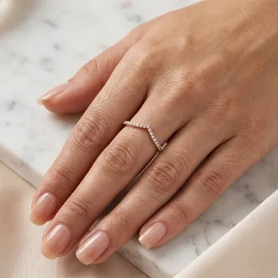 Handcrafted 9Kt Gold Ring Bulk With Lab Grown Diamond Handcrafted 9Kt Gold Ring Bulk With Lab Grown Diamond