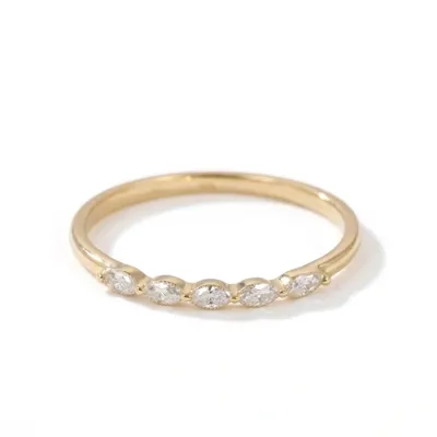 Lab Grown Diamond 9Kt Solid Gold Eternity Band Handcrafted Lab Grown Diamond 9Kt Solid Gold Eternity Band Handcrafted