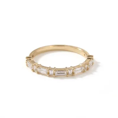 Handcrafted 9 Kt Yellow Gold Ring with Lab Grown Diamond Handcrafted 9 Kt Yellow Gold Ring with Lab Grown Diamond