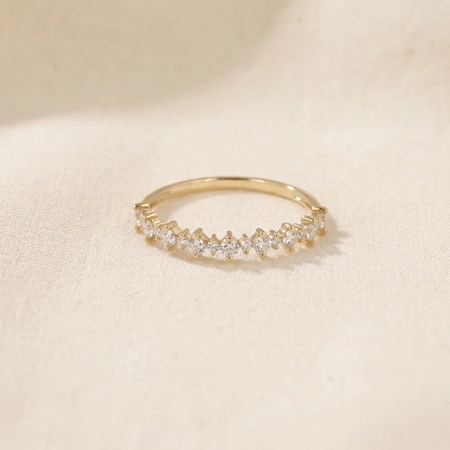 Handcrafted Lab Grown Diamond 9Kt Yellow Gold Ring Maker Handcrafted Lab Grown Diamond 9Kt Yellow Gold Ring Maker