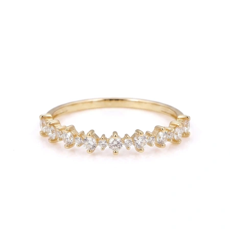 Handcrafted Lab Grown Diamond 9Kt Yellow Gold Ring Maker Handcrafted Lab Grown Diamond 9Kt Yellow Gold Ring Maker